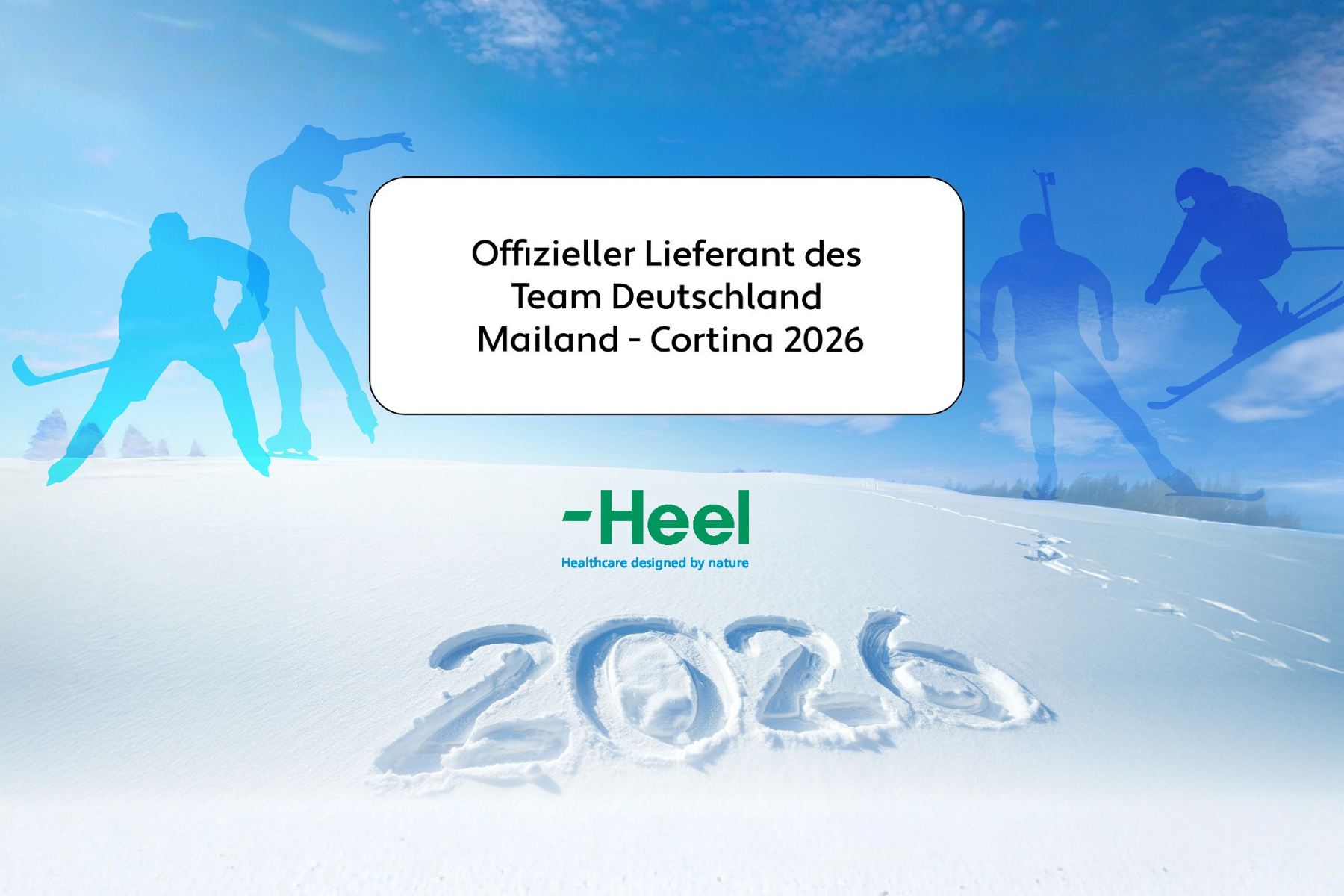 Heel ist offizieller Lieferant für das Team Deutschland